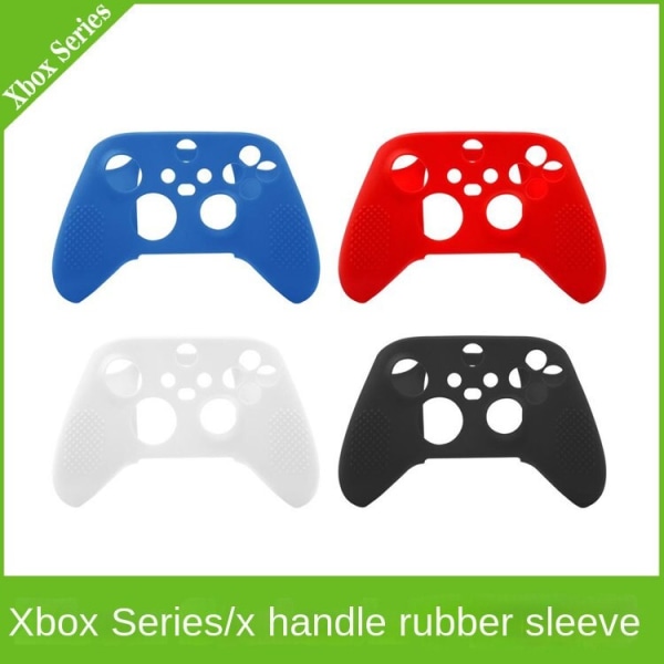 Til Xbox Series Håndtag Silicon Rubber Sleeve Series S/X Silicon Game Håndtag Case Håndtag Silicon Blue