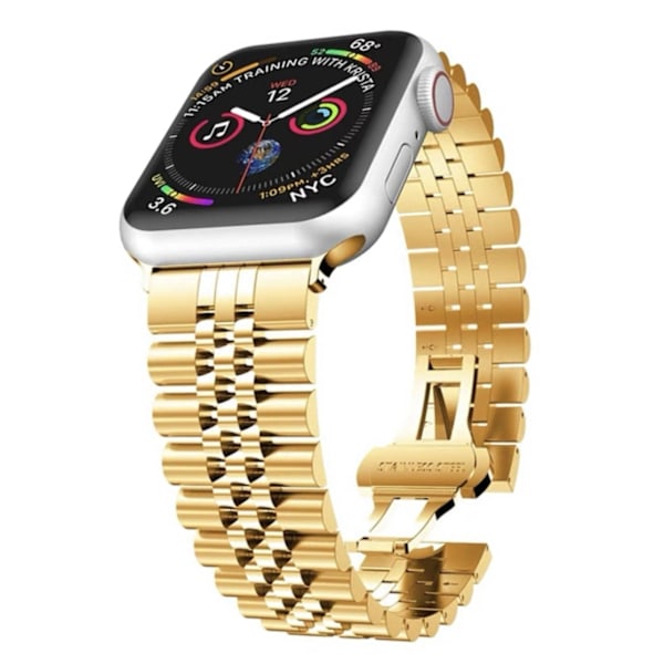 Klockarmband för Apple Watch iWatch 38/40/41/S10-42mm Guld
