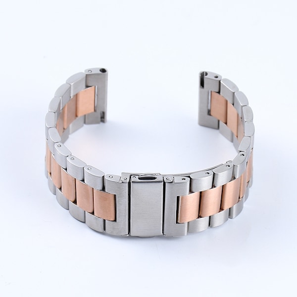 Klockarmband för Apple Watch iWatch 38-40-41 integrerad anslutningskvalitetsmodell silver roséguld