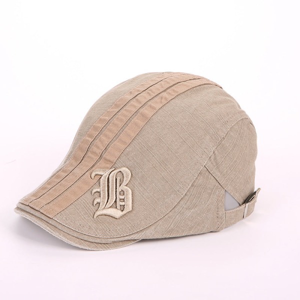 Barettihattu Puuvillabaretti Miesten Advance-hatut Päällyshattu Cap Beretti Tyttöjen cap Brown Adjustable