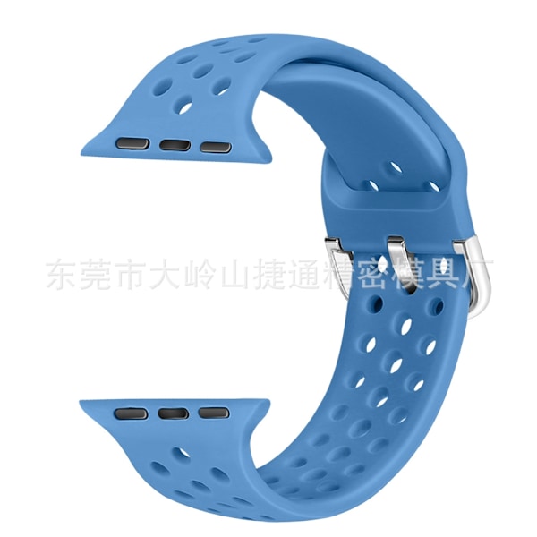 Klockarmband för Apple Watch iWatch 38/40/41/42 S10mm Mörkblå