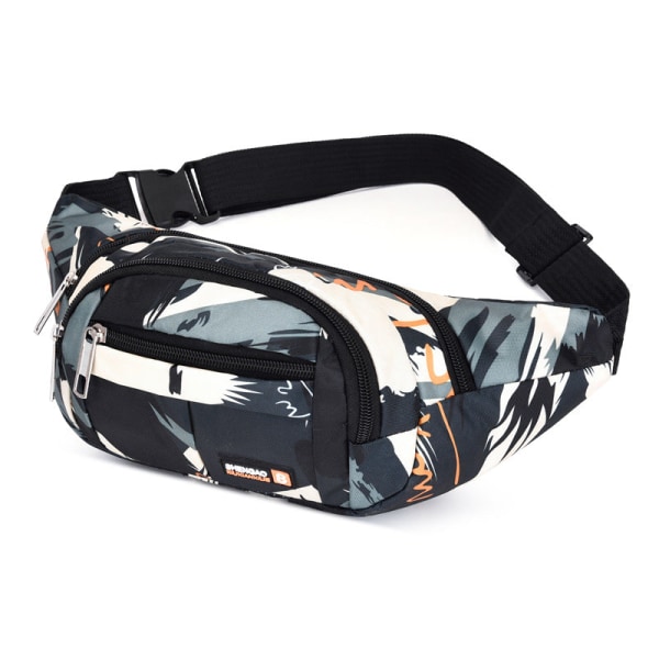 Fanny Pack Løpebelte Midjeveske Organizer Sportspar Stor kapasitet 0579 Green