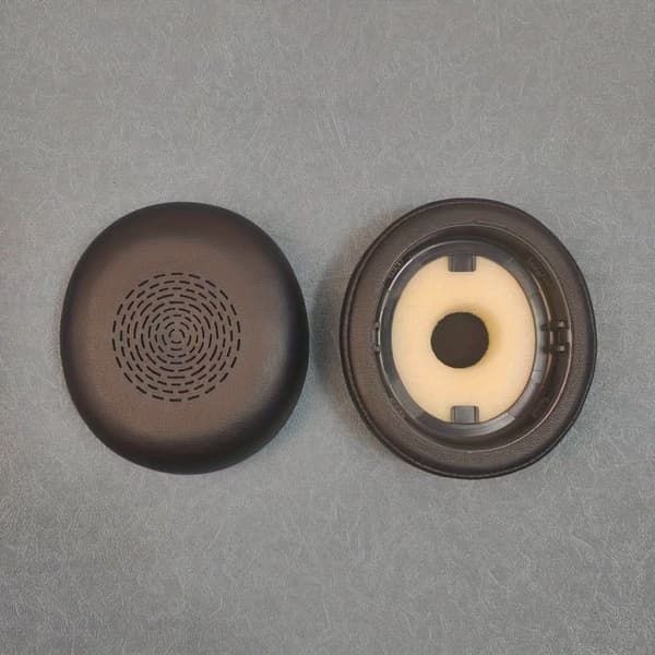 1 par svarte erstatningsøreputer for Jabra Evolve2 75 2.0 andre