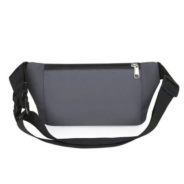 Män kvinnor Fanny Pack Midjeväska Mäns kassaapparat Myntväska Hög kvalitet vattentät Nylon Messenger Byggarbetsbälte Black