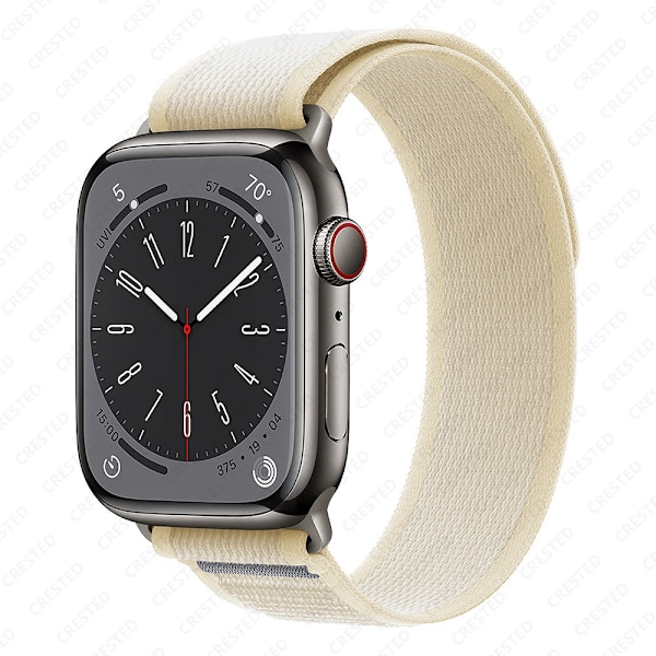 Klockarmband för Apple Watch iWatch 38/40/41/42mm Starlight