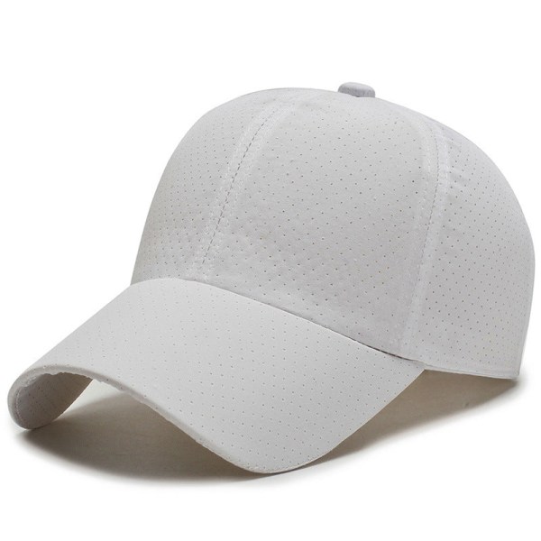 Cap sommar snabbtorkande solskydd som andas Gray Adjustable