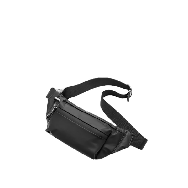 Fanny Pack Løpebelte Midjeveske Organizer Multifunksjonell fritidssport Black 31cm long * 15cm high