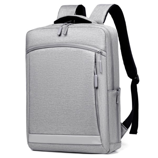 Miesten reppu Olkalaukku Tietokonelaukku Reppu Notebook Bag zm67 Light gray 16.1