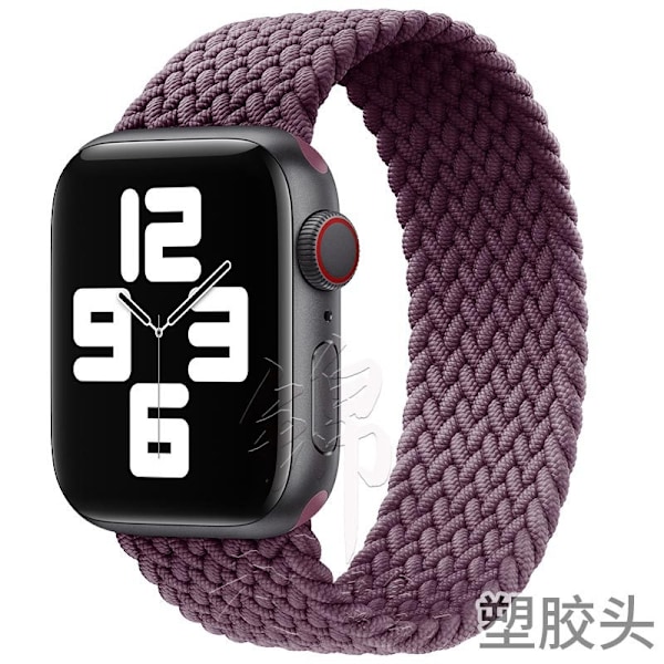 Klockarmband för Apple Watch iWatch 38/40/41/42mm storlek L, längd 155mm Crimson Cherry