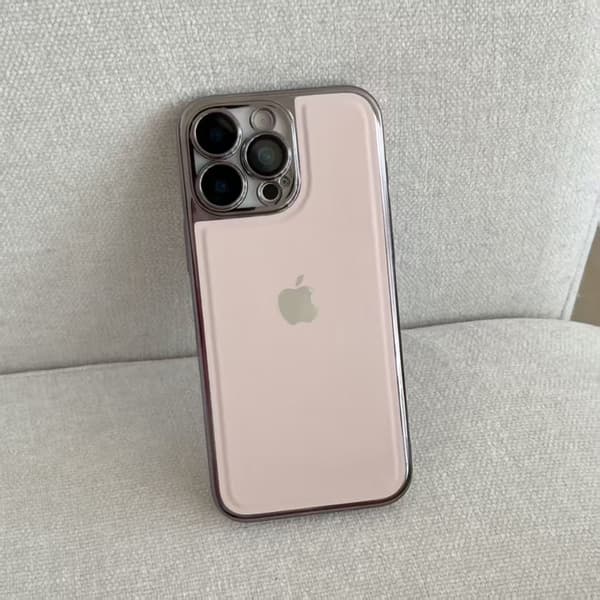 Fodral för iPhone 17 premium lädertextur linsskydd logotyp