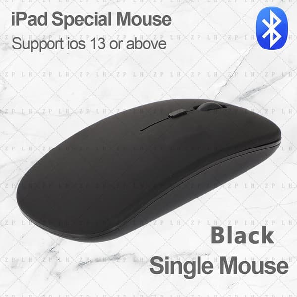 Etui til iPad Air 3/Pro 10.5\" Bluetooth Mus Sort Batch Touch Bluetooth Tastatur Læder