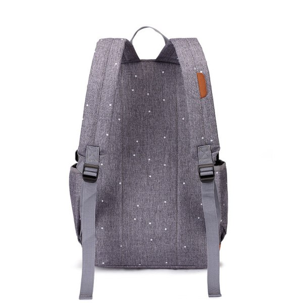 Kouluopiskelijareppu College Bookbag Matkalaukku Oxford Cloth Leisure College Style Urheilu Gray