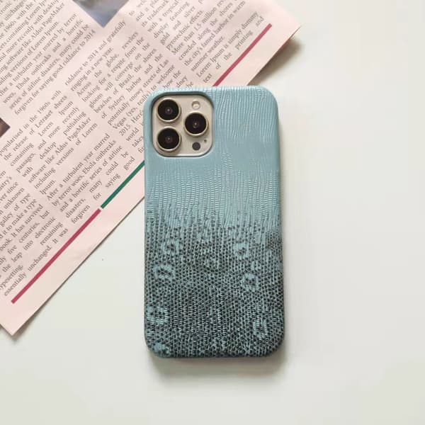 Skal för iPhone 17promax himmelsblå gradient