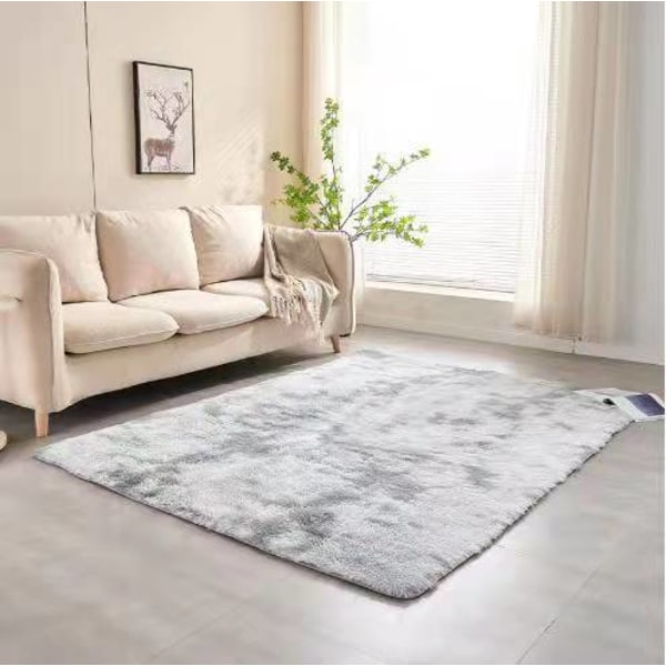 Bademåtte Skridsikret Absorberende bruser Badetæppe Tæppe Gradient Tie-Dye Light camel 60*90cm