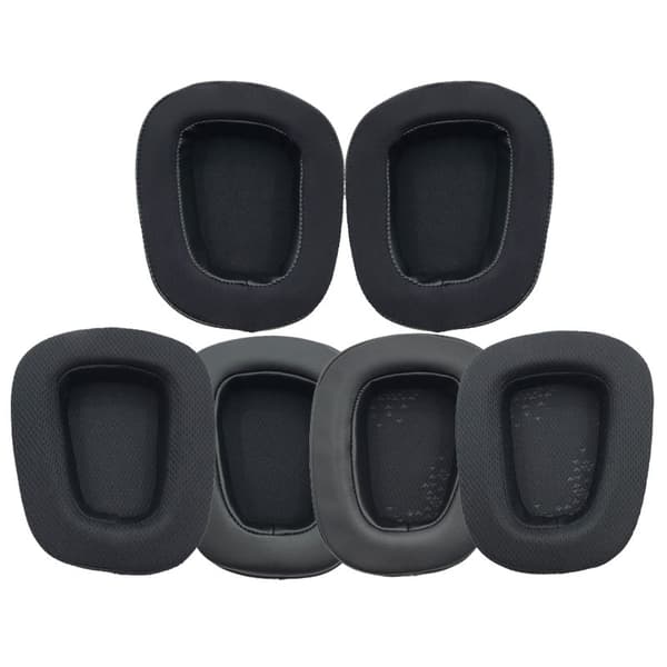 1 par Mesh stoff Erstatningsøreputer for Logitech G633 G933 G933S