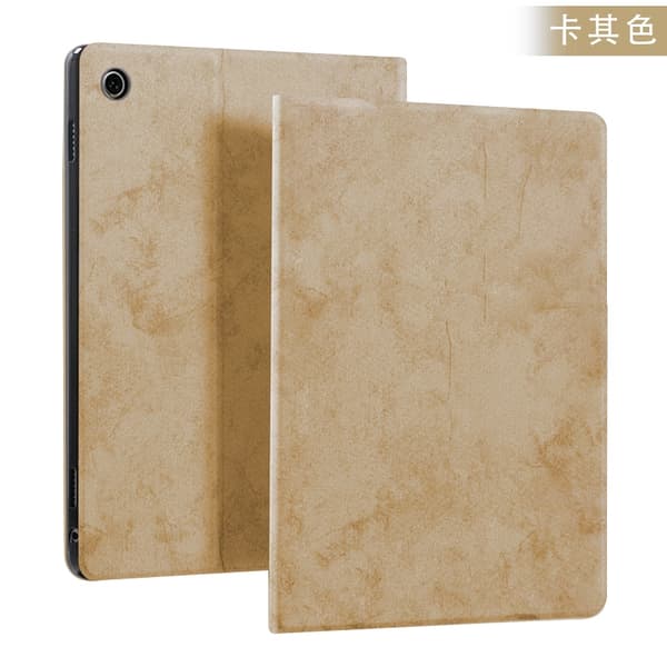 Etui til iPad mini 4/5 7.9\" stoftekstur khaki flip tablet læder