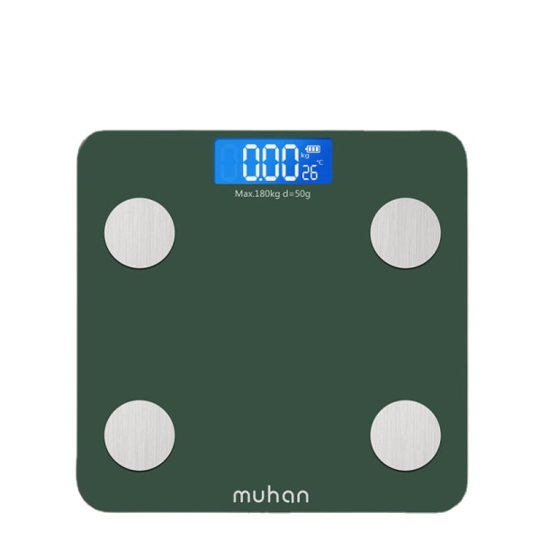 Body Weight Scale Bathroom round Corner Platform Digital Electronic Home Intelligent Precision Small White Charging