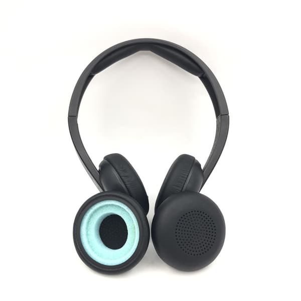 1 par svarte erstatningsøreputer for Skullcandy Uproar Wireless