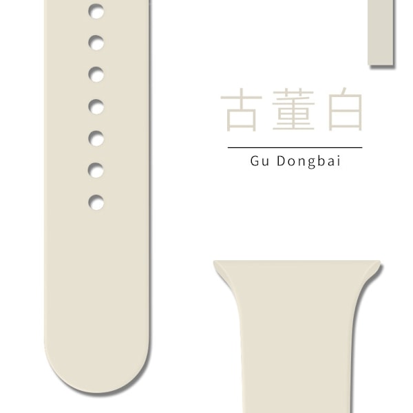 Kellon ranneke Apple Watch iWatch 38/40/41MM Standard Antiikki Valkoinen