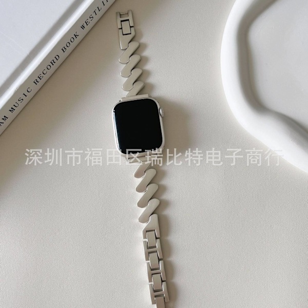 Kellon ranneke Apple Watch iWatch 38/40/41/ 10. sukupolvi 42mm universaali aalto ketju
