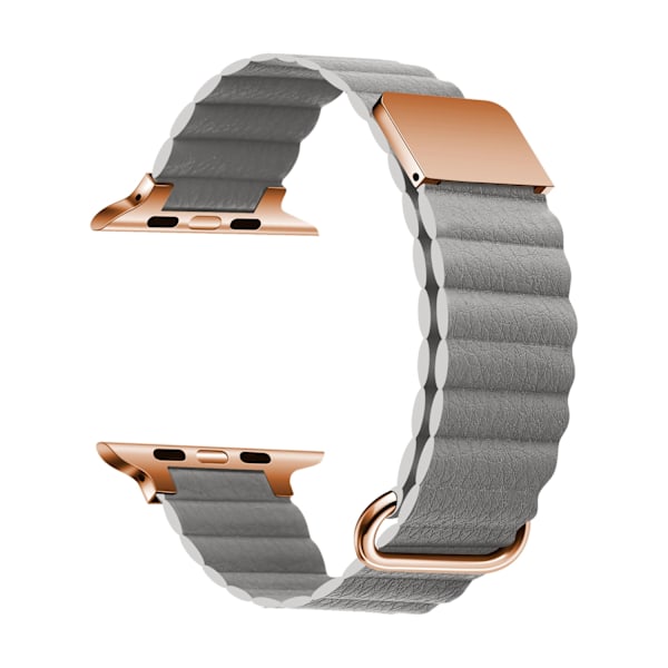 Kellon ranneke Apple Watch iWatch 38/40/41mm vaaleanharmaa