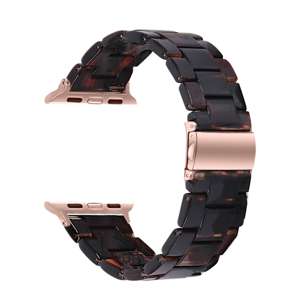 Klockarmband för Apple Watch iWatch 38/40/41/42mm-S10 17-Deep Honey