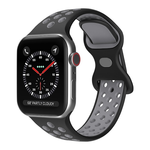 Urrem til Apple Watch iWatch 42/44/45/49mm Sort og grå