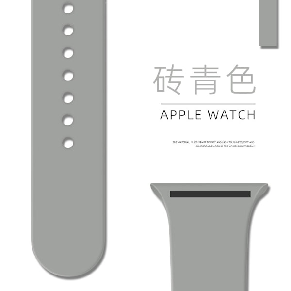 Klockarmband för Apple Watch iWatch 38/40/41/42mm Standard/S 22 bricks cyan