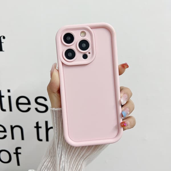 2 stk. deksel til iPhone 17 Rosa Diamant Ensfarget