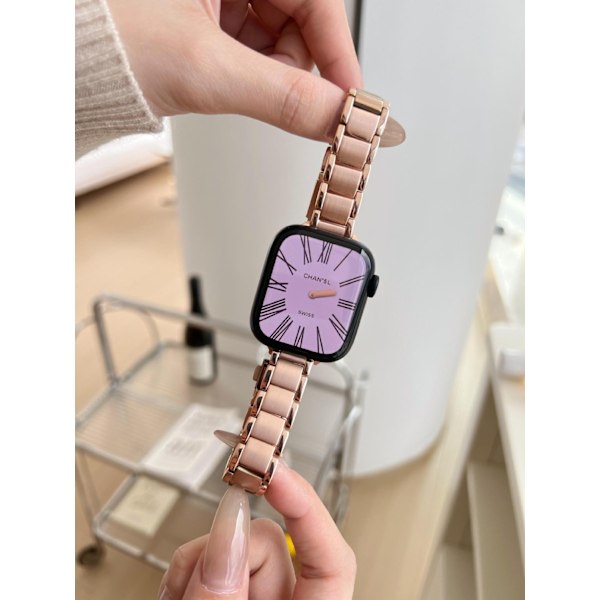 Kellon ranneke Apple Watch iWatch 38/40/41mm Ruusukulta