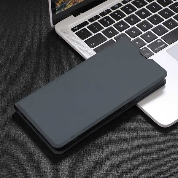 Kotelo iPhone 14:lle, liuskekivenharmaa Redmi Flip