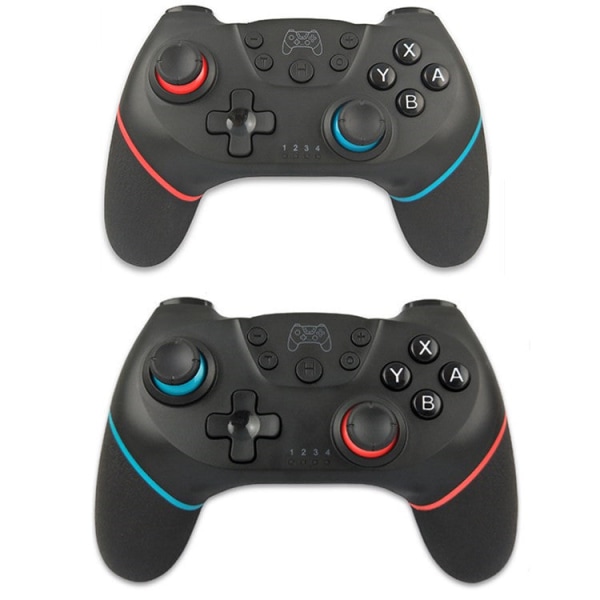 Switch Gamepad Nspro Wireless Blue-Tooth -pelikahvan tärinän 6-akselinen vartalon tuntuinen kahva Silver Gray