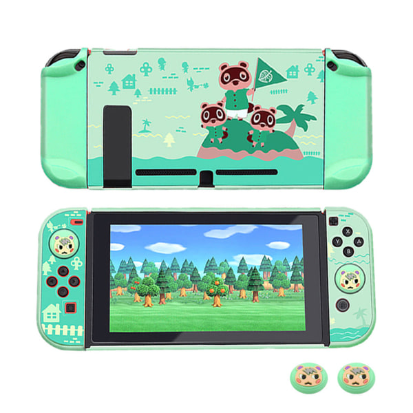 För Nintendo Switch Mobile Son Raccoon Game Console Skyddsskal NS Färgglada skal Cute Pikachu