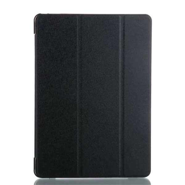 Stilfuldt etui til iPad Air2 Sort Smart Silke Tekstur Tri fold Læder Black