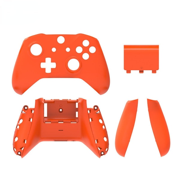 Xbox One Slim Gamepad cover Xbox One S Kahva edessä ja takana Ylä- ja alakannen cover Orange