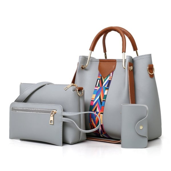Kvinder Dame Håndtaske Trendy All-Match Simple Bag Skulder Crossbody Black