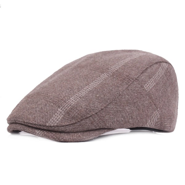 Baret Hat Kunstnerisk Ungdom Baret College Style Peaked Cap Retro Casual Hat Mænd Baret Kvinders Hat Khaki Adjustable