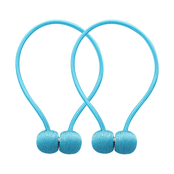 20 väriä kuulokkeet magneettisolki verho sidottu, rei'ittämättömät verhot magneettinapsa Sapphire Blue