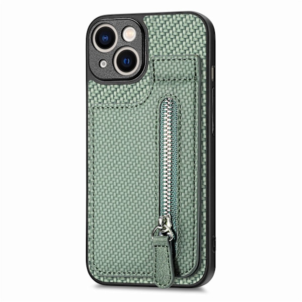 Fodral för iPhone 13 grön AliExpress korthållare läder PU anpassad