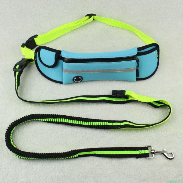 Fanny Pack Løbebælte Taljetaske Organizer Reflekterende Anti-Siv vand Lake Blue 75-104cm