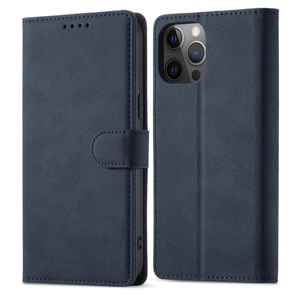 Fodral för Samsung A36 blått flip läder