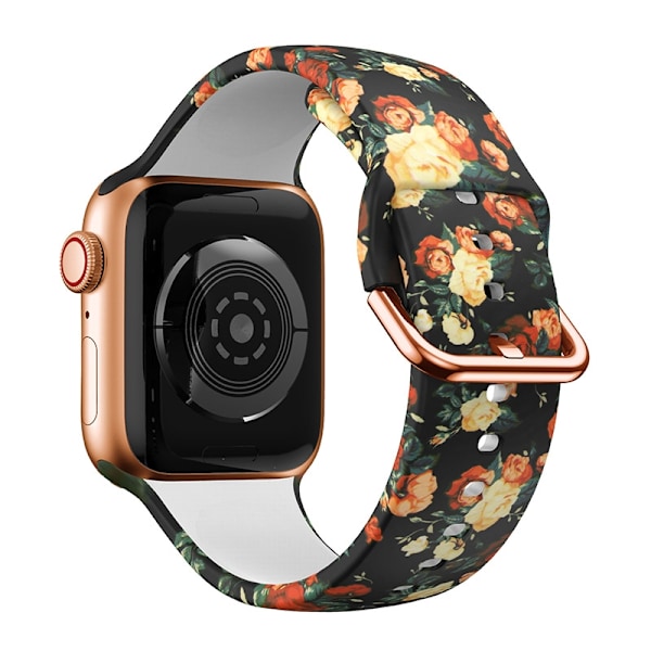 Klockarmband för Apple Watch iWatch 38/40/41mm Röd Ros