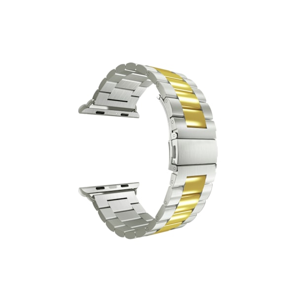Urrem til Apple Watch iWatch 42-44-45 ét-stykke forbindelses cry enhed kvalitetsmodel sølv guld