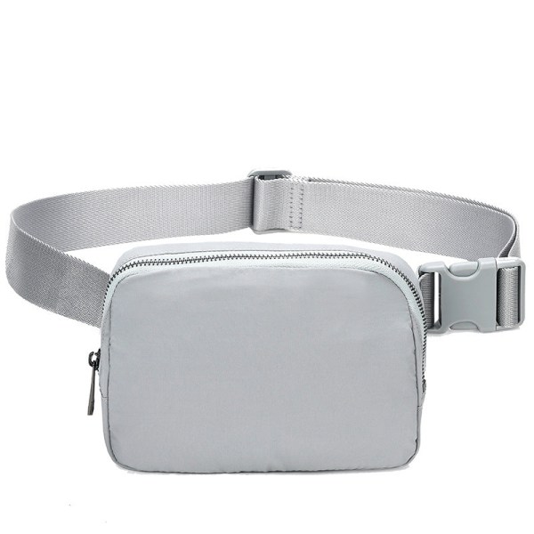 Miehet naiset Fanny Pack -vyötärölaukku Nylon vedenpitävä rintakehä Outdoor Sports Light gray Below 20L