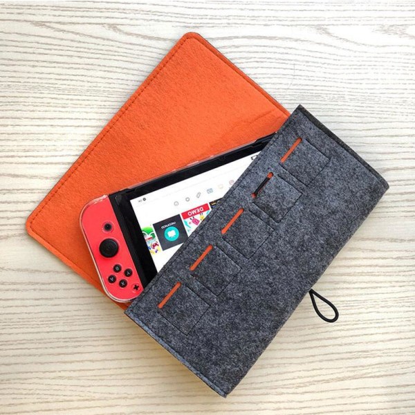 För Nintendo Nintendo Switch Väska NS Tillbehör Anti-Seismic Host Storage Box Cover Switch Dark gray