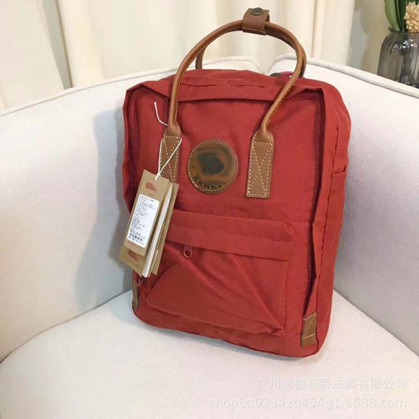 Kouluopiskelijareppu College Bookbag -matkalaukku ulkona käytettävä nahka klassinen yksivärinen laukku Wine Red 16-inch