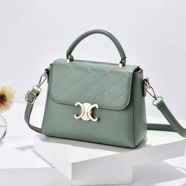 Dame Dame Handbag Enkel mote skulder Messenger Bag Green