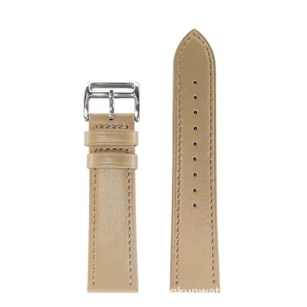 Klockarmband för Apple Watch iWatch 22mm japanskt spänne utan anslutning, Milk tea-färg