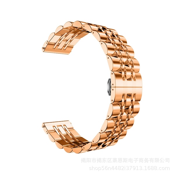 Kellon ranneke Apple Watch iWatchille, soveltuva liitäntä 38-40-41mm HW-Rose Gold Smart Seven Beads