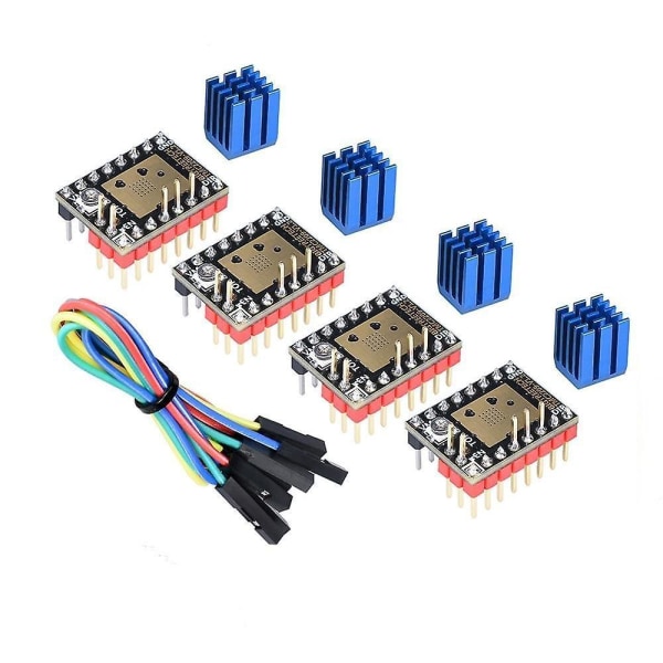 uusi 5kpl askelmoottoriohjain tmc2208 uart 2.8a 3d-tulostimen osat